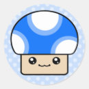 Search for mushroom kawaii stickers Mushrooms