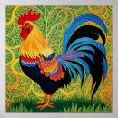 Search for folk chicken art Rustic