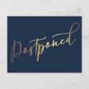 Search for postponement cards Cancelled