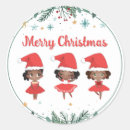 Search for multicultural stickers Merry christmas
