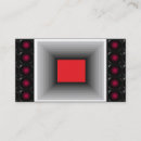 Search for illusion business cards Red