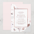 Search for marble baby shower invitations Blush pink