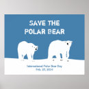 Search for save polar bears posters Global warming