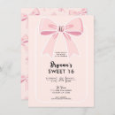 Search for cute sweet 16 invitations Girly