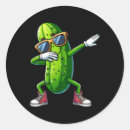 Search for funny cucumber stickers Dancing