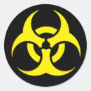 Search for hazard symbol stickers Biohazard