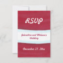 Search for christmas wedding rsvp cards White