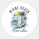 Search for vintage miami beach stickers Tropical