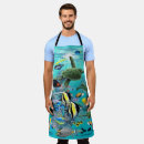 Search for tropical fish aprons Underwater