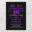 Search for retro surprise birthday invitations Typography