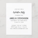 Search for black and white graduation invitations Modern
