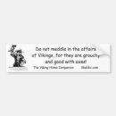 Search for warriors bumper stickers Viking