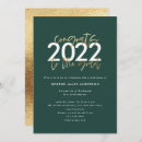 Search for green and gold graduation invitations Class of 2021