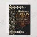 Search for vintage halloween invitations Gold