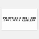 Search for dyslexia stickers Adhd