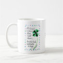 Search for four leaf clover coffee mugs Lucky