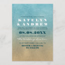 Search for brown beach wedding invitations Turquoise