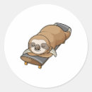 Search for funny sloth stickers Birthday