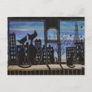 Search for romantic cat postcards Paris