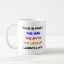 Search for the man the myth mugs Legend
