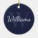 Search for navy christmas tree decorations Initial