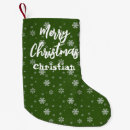 Search for snowflake christmas stockings Script