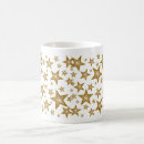 Search for sparkling gold stars mugs Glowing