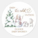 Search for its cold outside stickers Watercolor