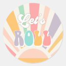 Search for roller skate thank you stickers Rainbow