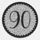 Search for 90th birthday party stickers Sparkle