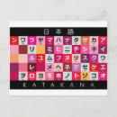 Search for japanese language postcards Katakana