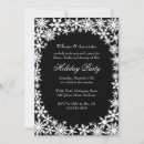 Search for black and white christmas invitations Wreath