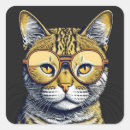Search for cat with sunglasses stickers Kitty