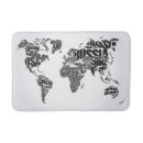 Search for world map bath mats Geography
