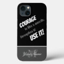 Search for bravery iphone cases Black