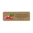 Search for mail truck return address labels Watercolor