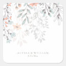 Search for coral and grey wedding stickers Floral