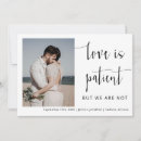 Search for classic wedding announcement cards Black and white