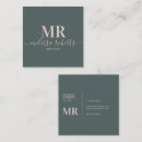 Search for dark green business cards Hair stylist