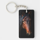 Search for horses rectangular key rings Western