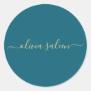 Search for blue and yellow stickers Green