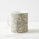 Search for antique map mugs Rustic