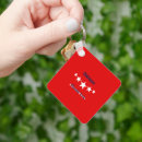 Search for army square key rings Red