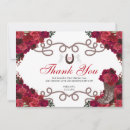 Search for red roses thank you cards Quinceanera