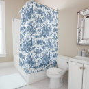 Search for rustic shower curtains Toile de jouy
