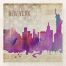 Search for new york coasters Watercolor