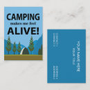 Search for camping business cards Hiking