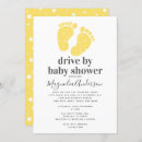 Search for baby feet invitations Yellow