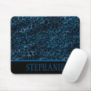 Search for blue leopard print mousepads Stylish