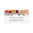 Search for orange flower return address labels Garden